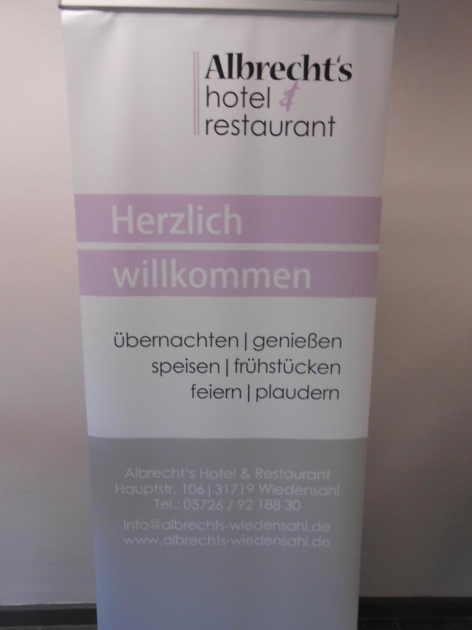 Albrecht'S Hotel & Restaurant Gmbh Wiedensahl Esterno foto